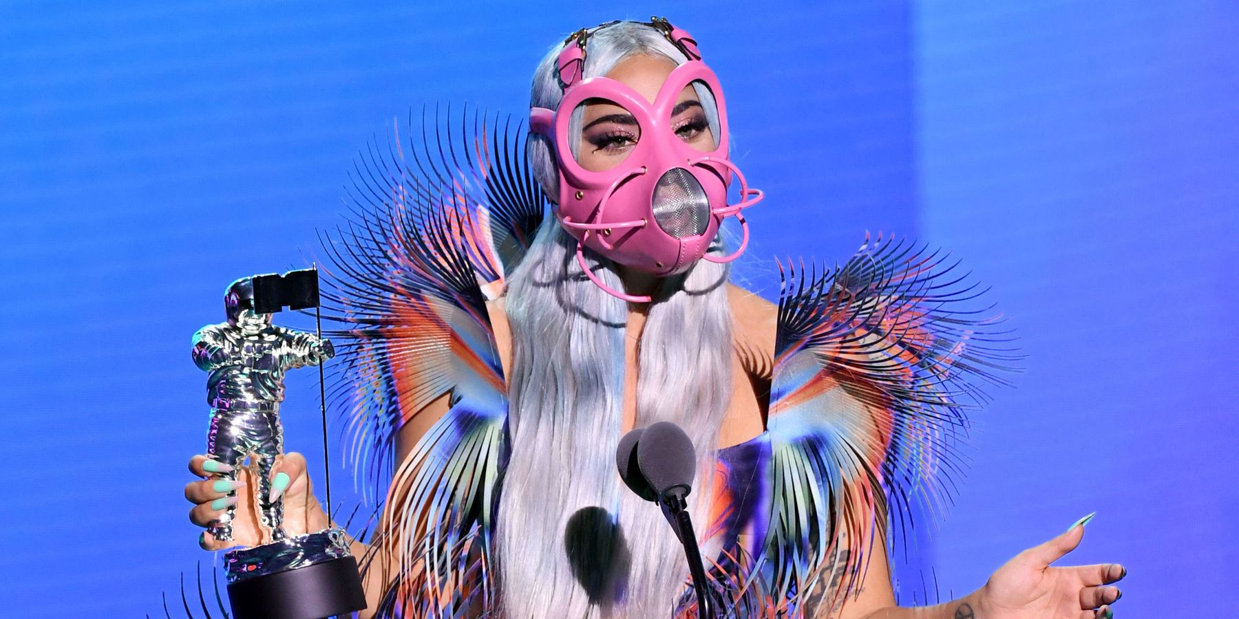 Lady Gaga Receives VMAs' First Ever Tricon Award