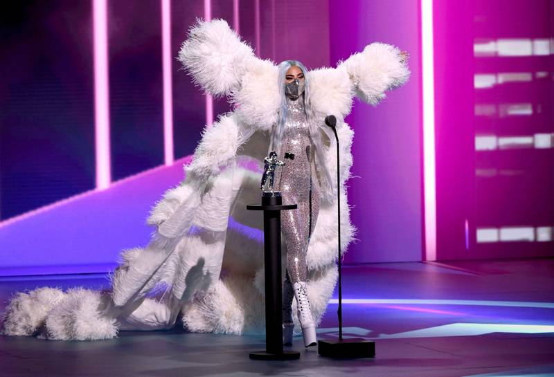 lady gaga dress vma Every Outfit Lady Gaga Wore at the 2020 VMA Awards