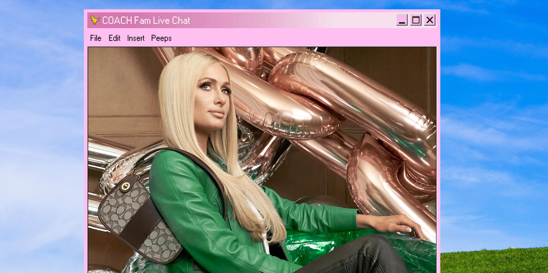 Paris Hilton's Coach Campaign Is a Throwback to Y2K Style