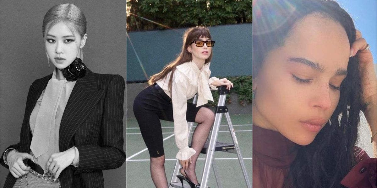 Rosé, Lily Collins and Zoe Kravitz Are the First to Flaunt New Saint Laurent