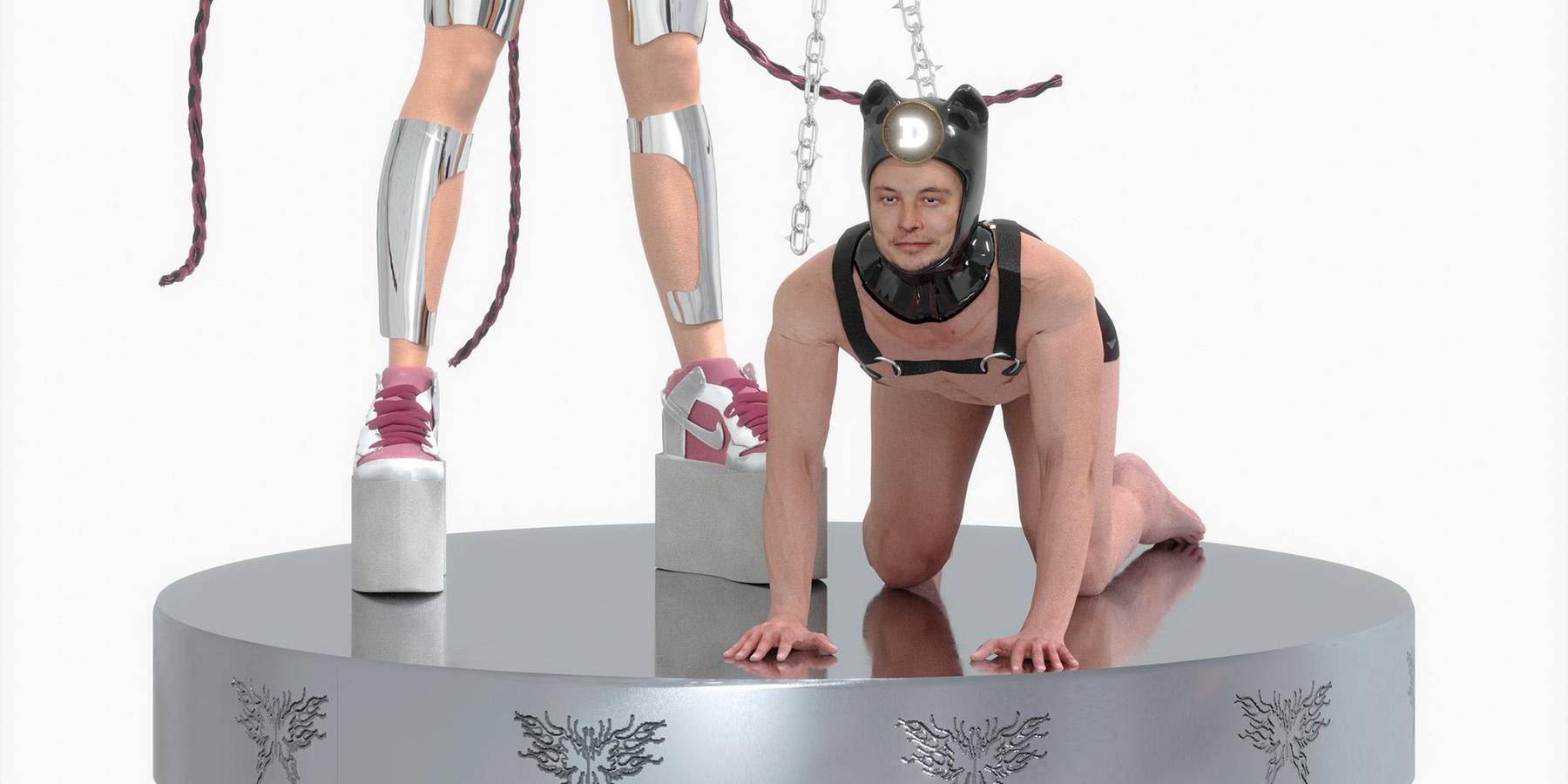 How Much Would You Pay to See Elon Musk in a Dog Collar?