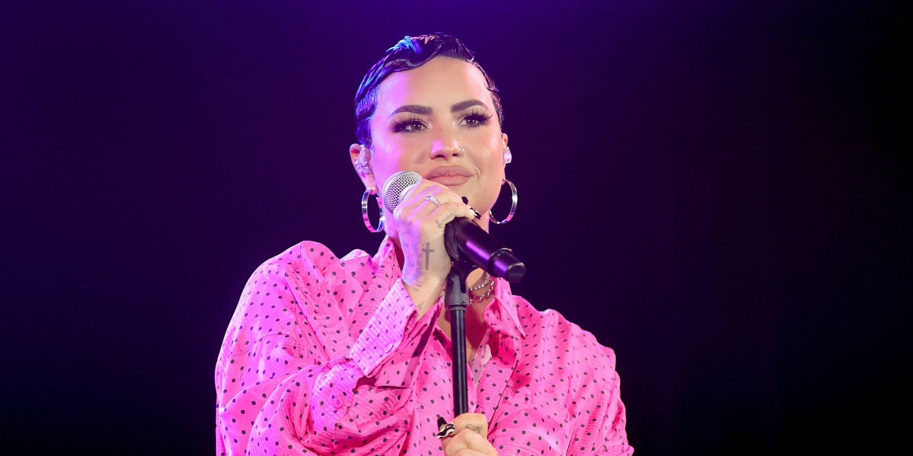 Demi Lovato Criticized for 'Hypocritical' Festival Performance