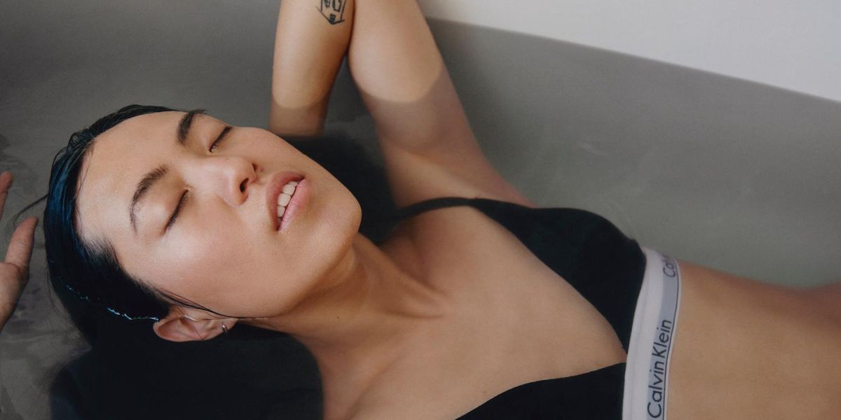 Deb Never Strips Down for Calvin Klein