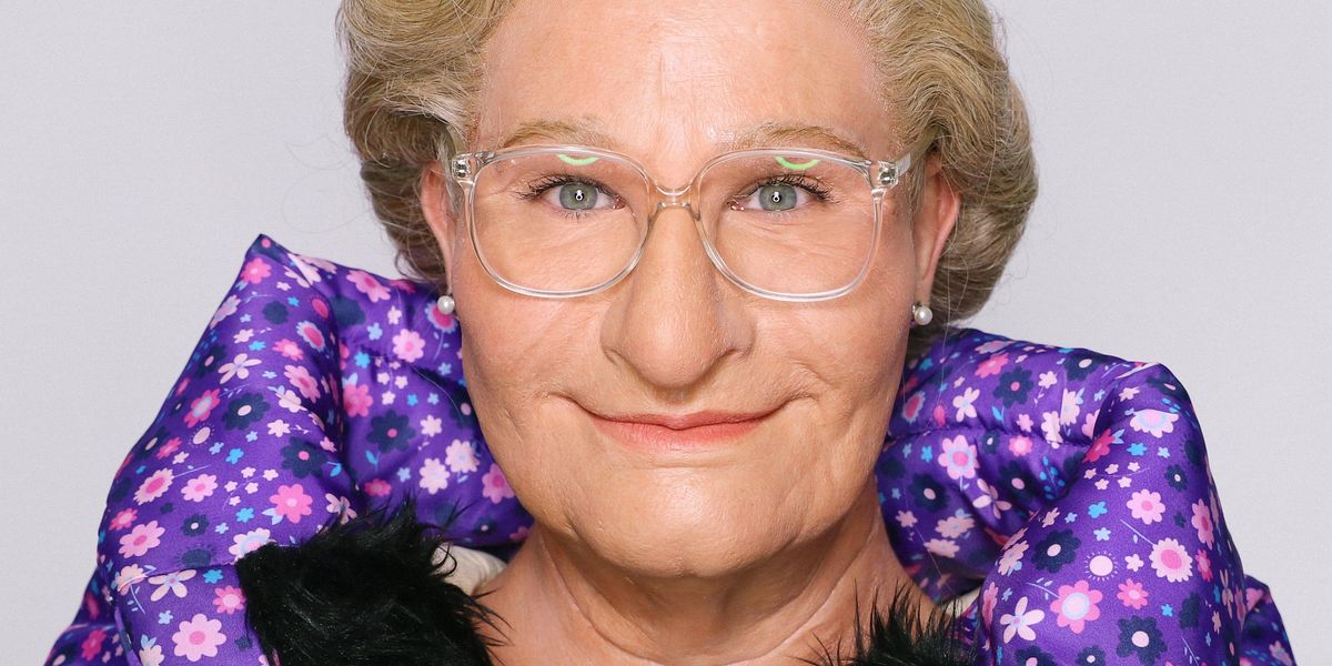 Mrs. Doubtfire Is a Balenciaga Girl
