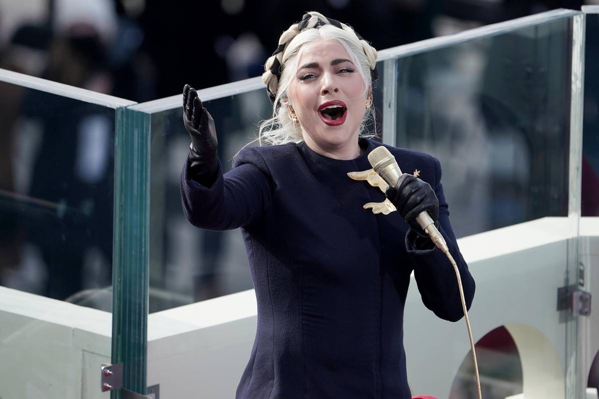 Lady Gaga's Schiaparelli Inauguration Dress Was Bulletproof - PAPER Magazine Lady Gaga's Schiaparelli Inauguration Dress Was Bulletproof - PAPER Magazine