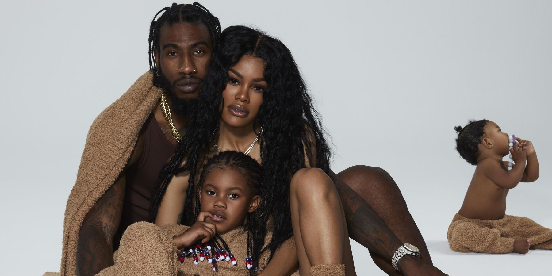 Teyana Taylor's Kids Make Their Modeling Debut for SKIMS