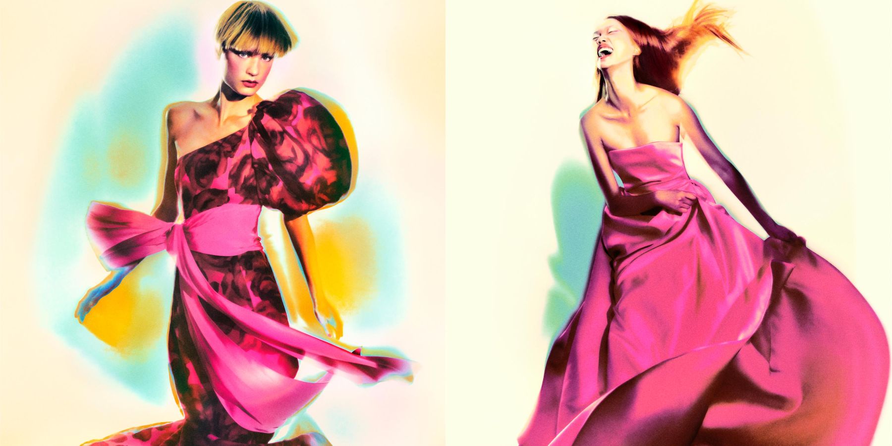 Carolina Herrera's Exuberant Clothes As Seen Through a Painterly Dream