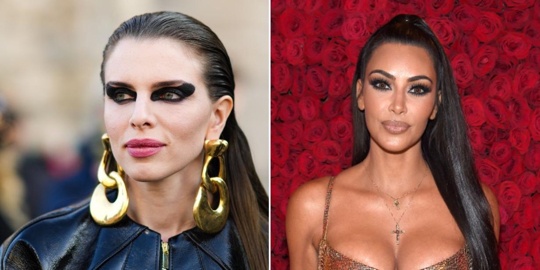 Julia Fox Responds to Claims About Copying Kim Kardashian