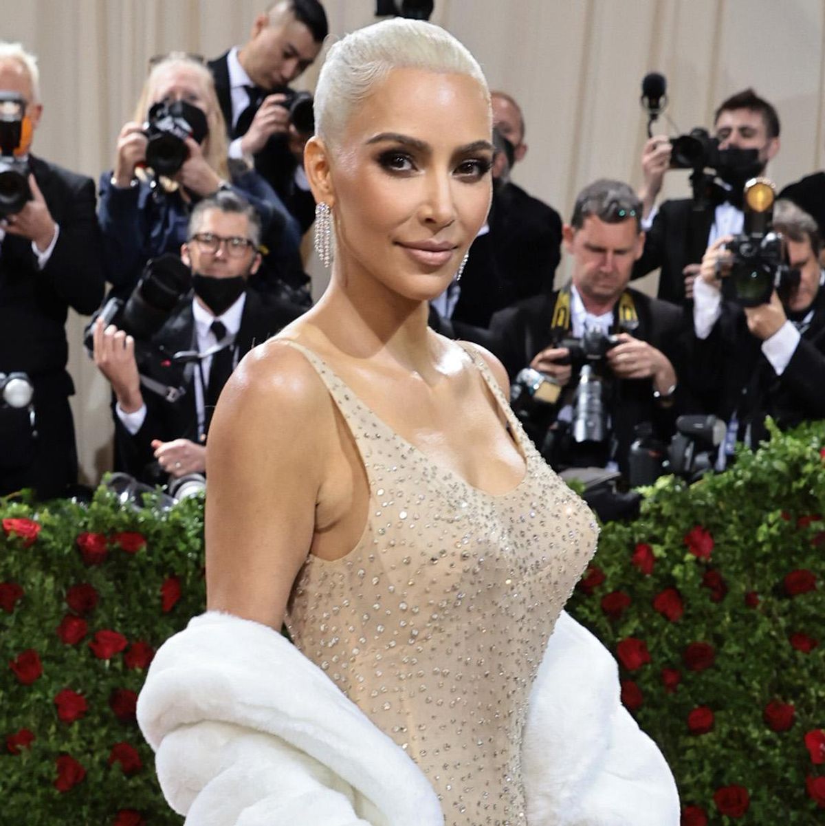 marilyn monroe happy birthday dress kim kardashian Kim Kardashian channels Marilyn Monroe in $5 million 'Happy Birthday' dress