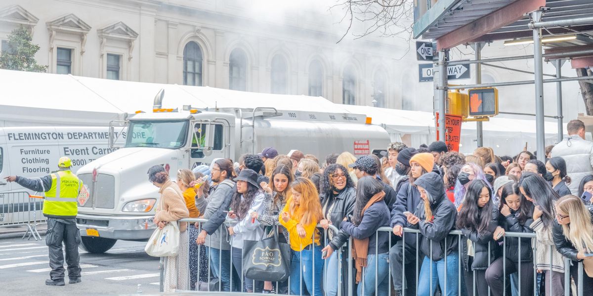 Outside the Met Gala's 'Gilded Glamour'