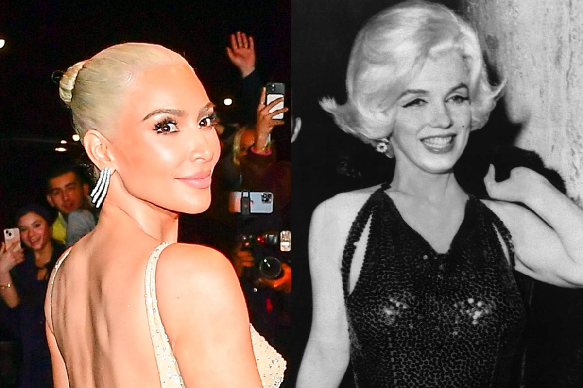 Kim Kardashian Wears Marilyn Monroe Dress by Norman Norell - PAPER Magazine Kim Kardashian Wears Marilyn Monroe Dress by Norman Norell - PAPER Magazine