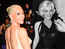kim kardashian marilyn green dress Wears Monroe by Norman Norell NA-09.09.25AM