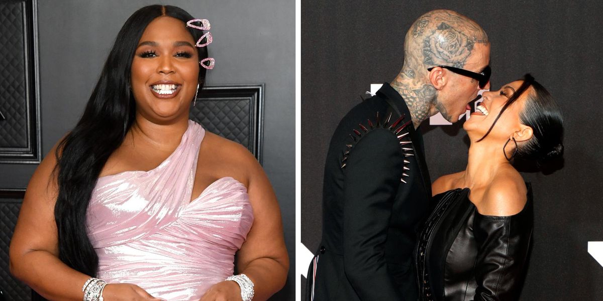 Lizzo Wants in on Kourtney Kardashian and Travis Barker's PDA