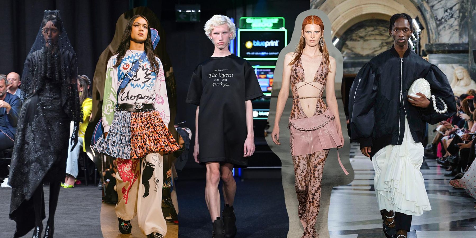 Queen Tributes, Canceled Parties, Fashion Funerals: Inside the London Shows