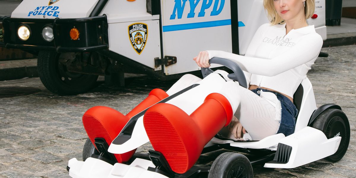 MSCHF's Big Red Boots Go 'BOING'