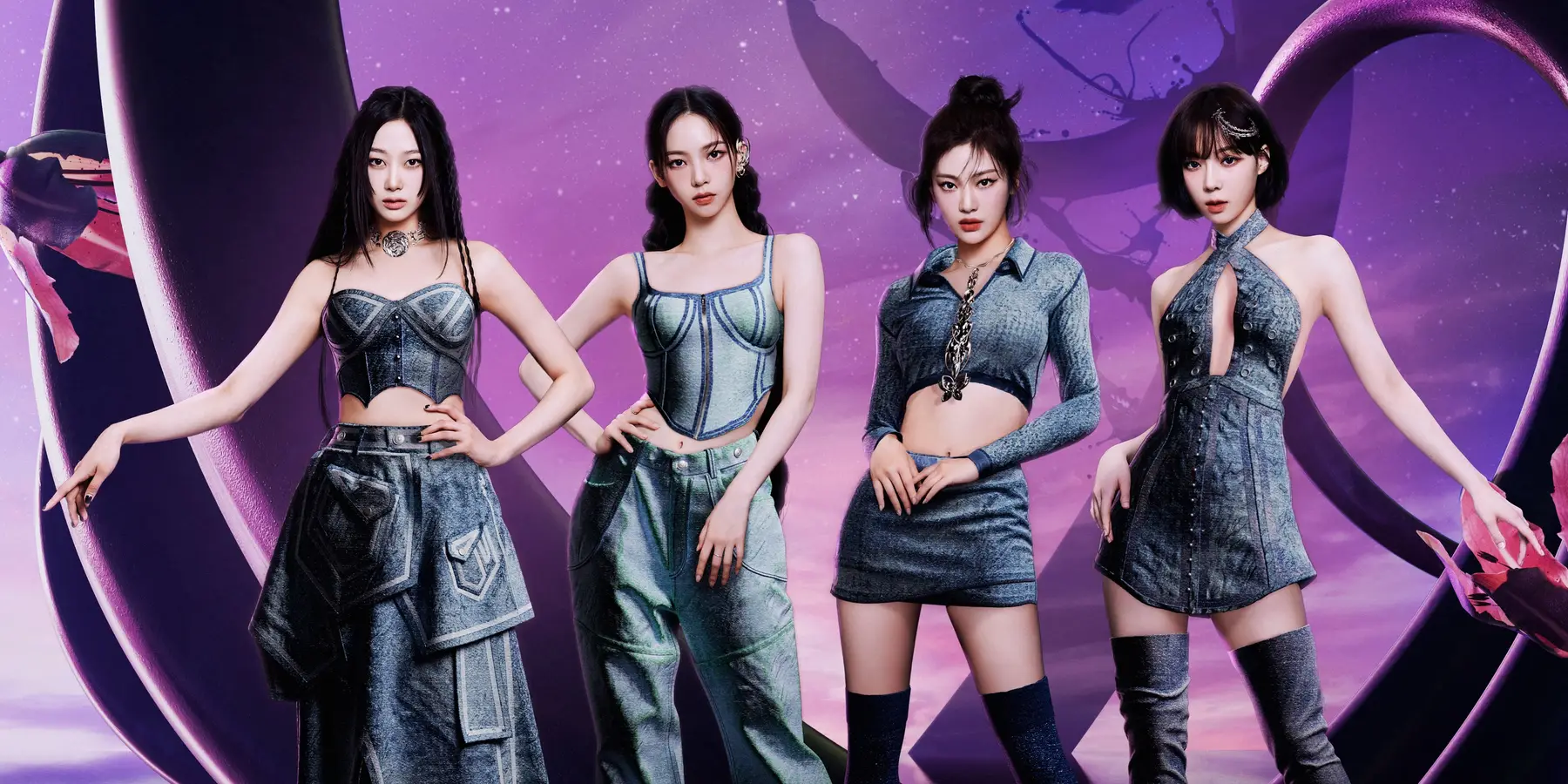 Bask in aespa's Digital Glow