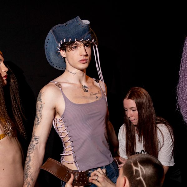 Backstage in Barcelona With Dominnico