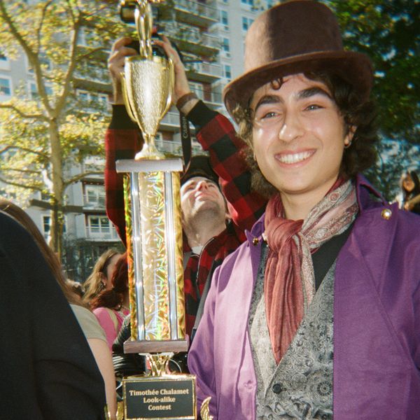 On the Ground at the Timothée Chalamet Lookalike Competition