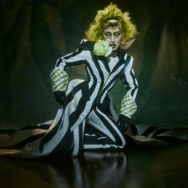 Celeb Makeup Artist Anthony Nguyen Transforms Into Punk Beetlejuice