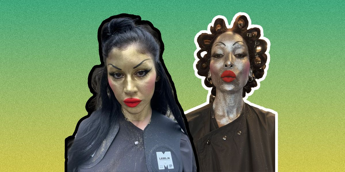 Queenie and Natassia Get Glittery for Charles Jeffrey Loverboy