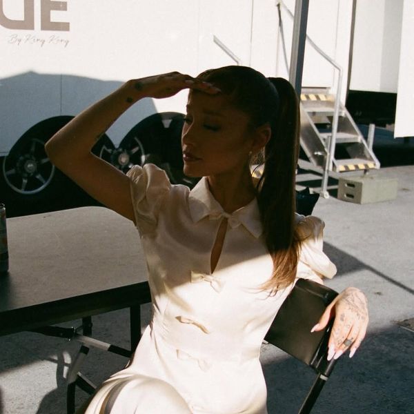 Behind Ariana Grande's 'Brighter Days Ahead' Dress