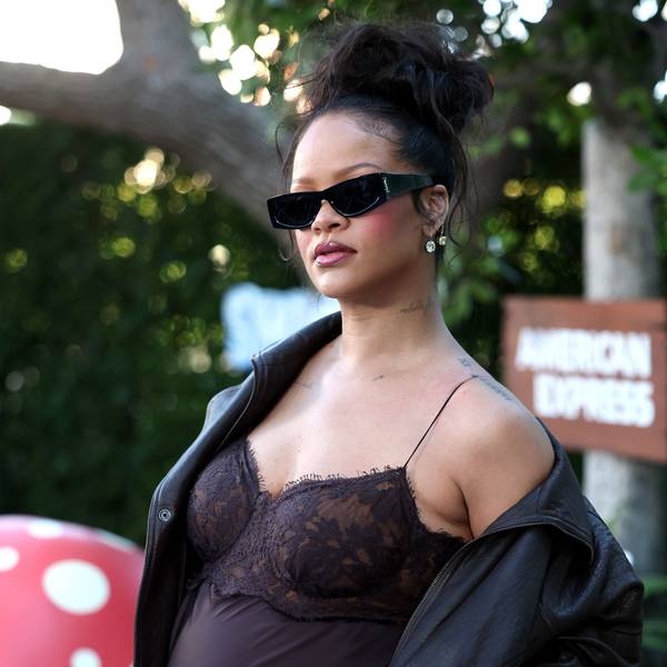 Rihanna Stuns in Saint Laurent at 'Smurfs' Premiere