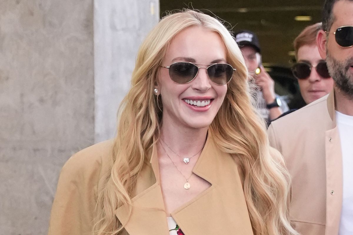 Lindsay Lohan Hung Out With Martha Stewart at NYFW