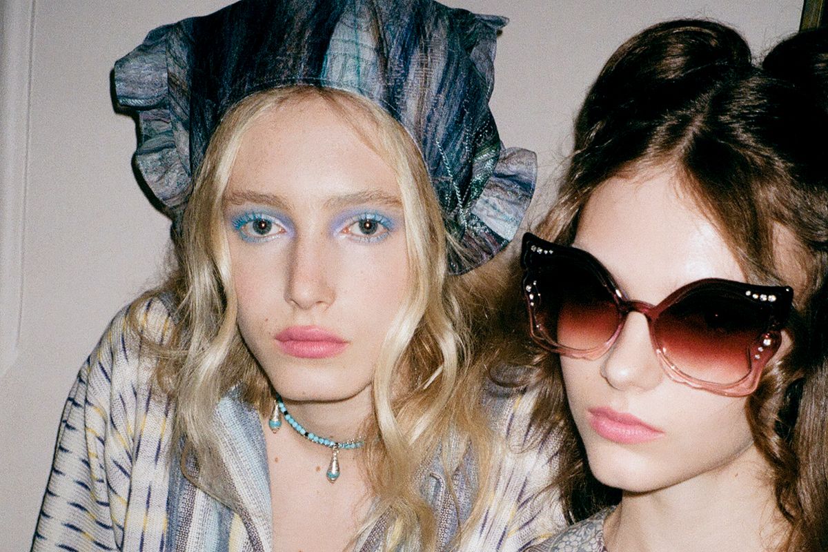 Backstage at Anna Sui’s Fantasy at the Chelsea Hotel