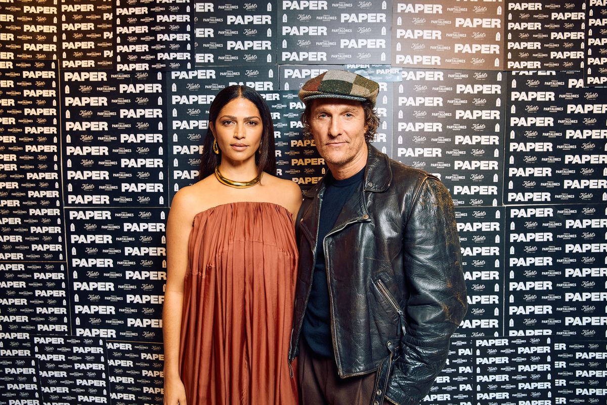 Matthew and Camila McConaughey Partied With PAPER at NYFW