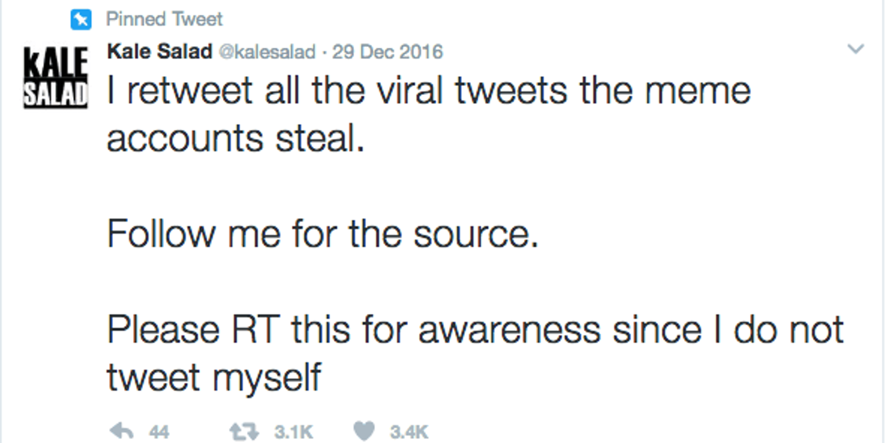 Meet Kale Salad, the Meme Account Giving Creative Ownership Back to the Internet