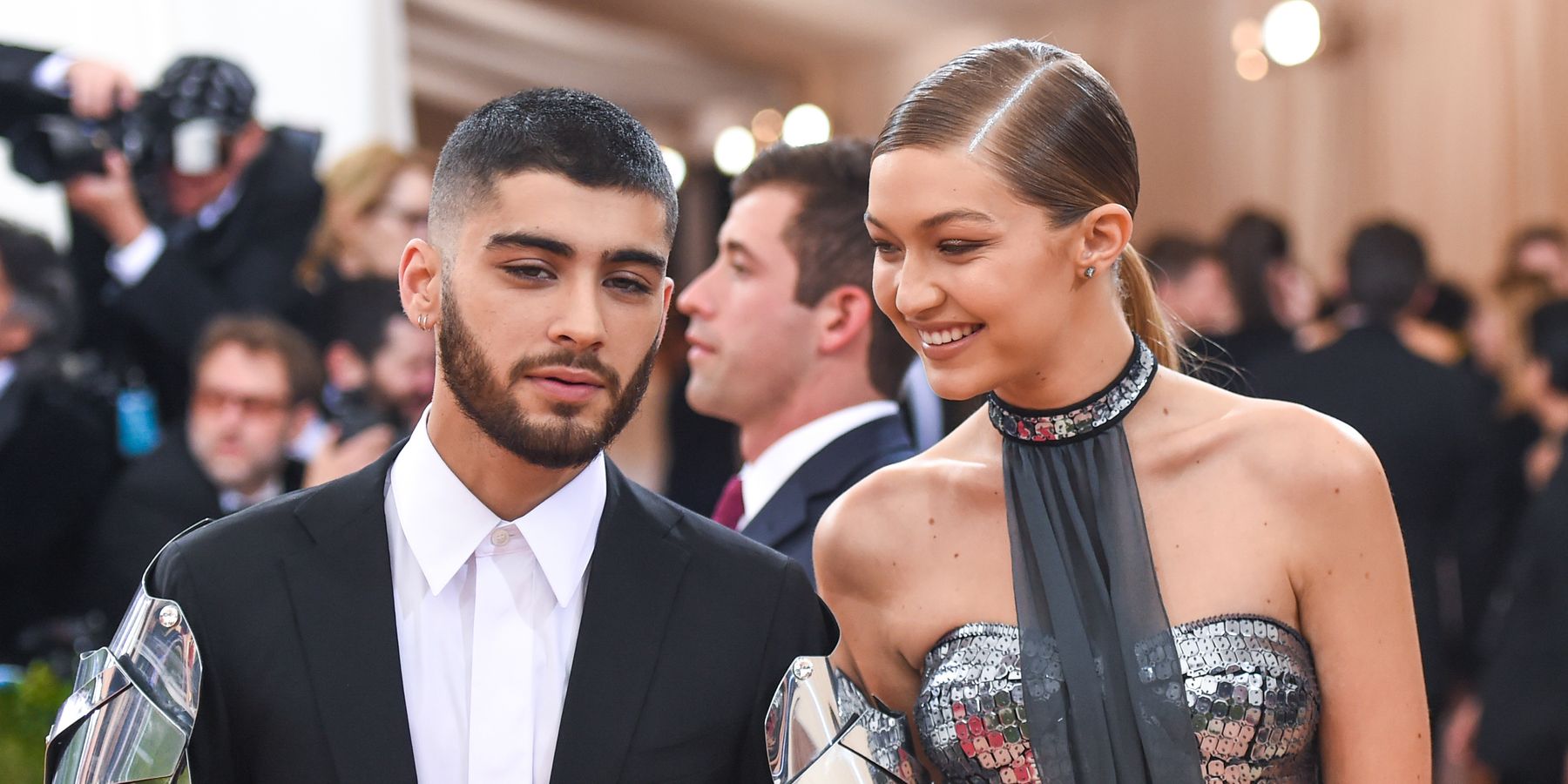 Gigi Hadid Shoots Zayn for a New Versace Campaign