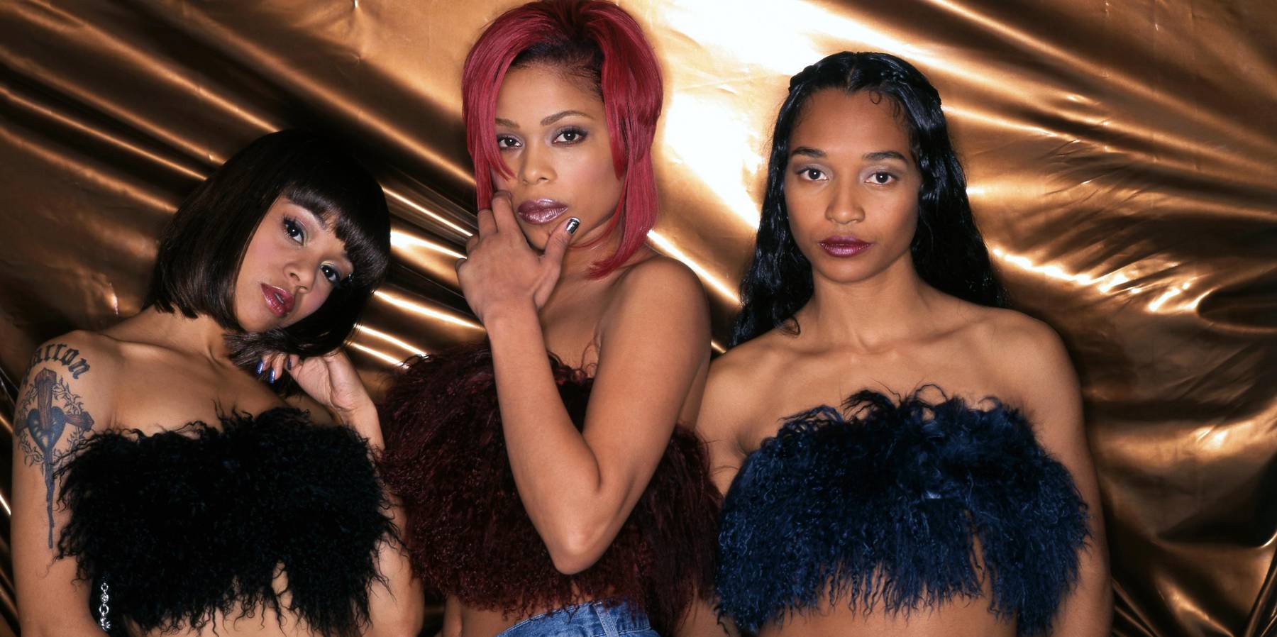 Celebrate TLC's Comeback Single "Way Back" By Revisiting All Their Best 90s Looks