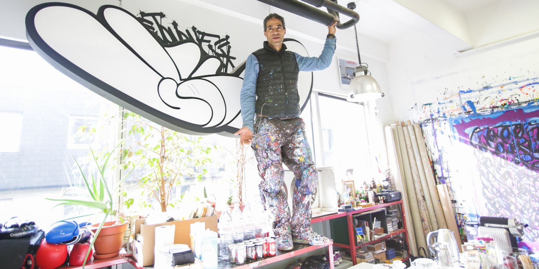 JonOne is Like a Kid in a Candy Store