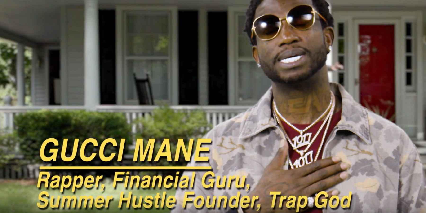 Watch Gucci Mane Dispense Alliterative Advice in This Strange Shoe Spot