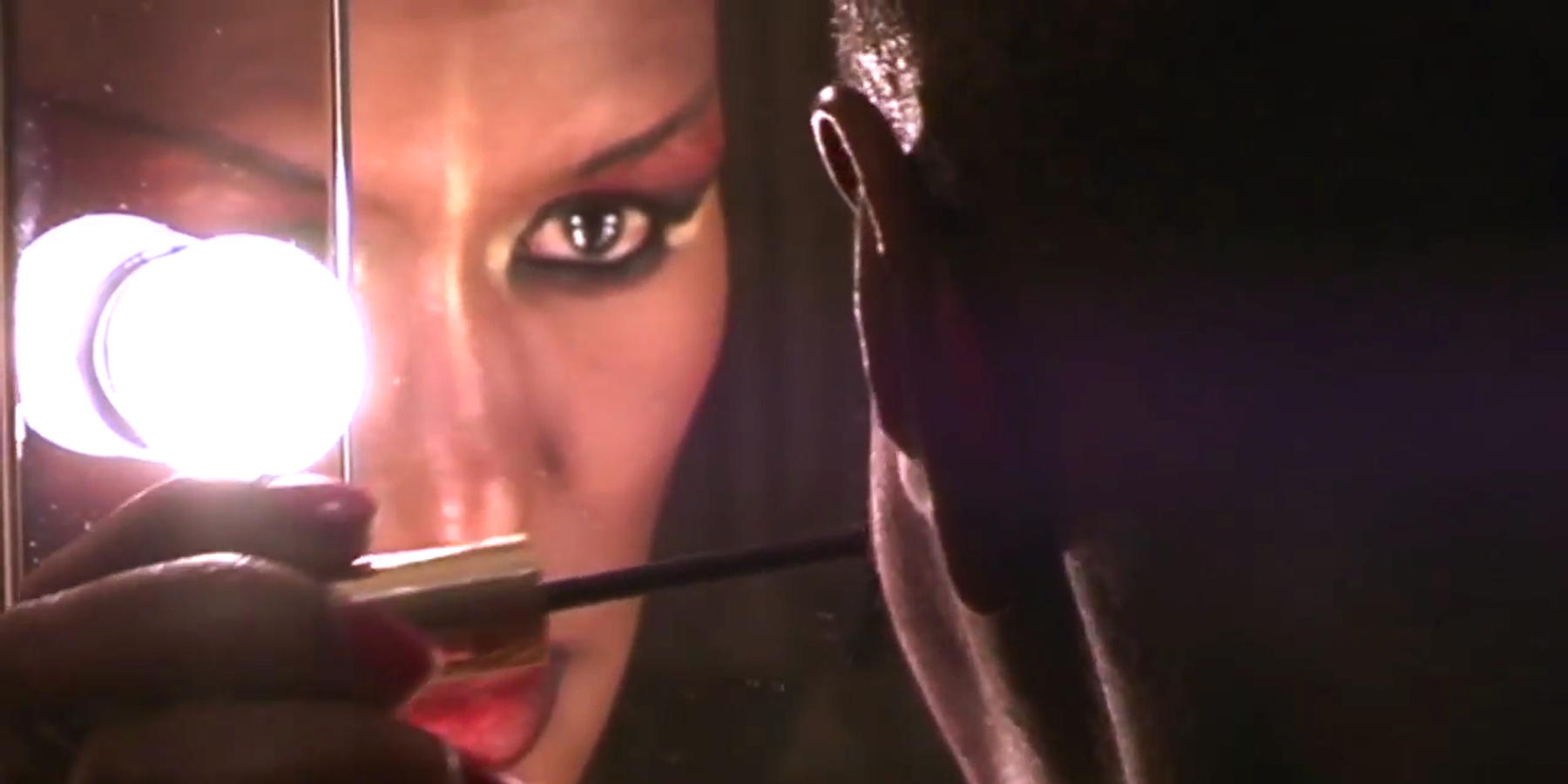 Watch a Hypnotizing Clip of Grace Jones Putting on Her Makeup