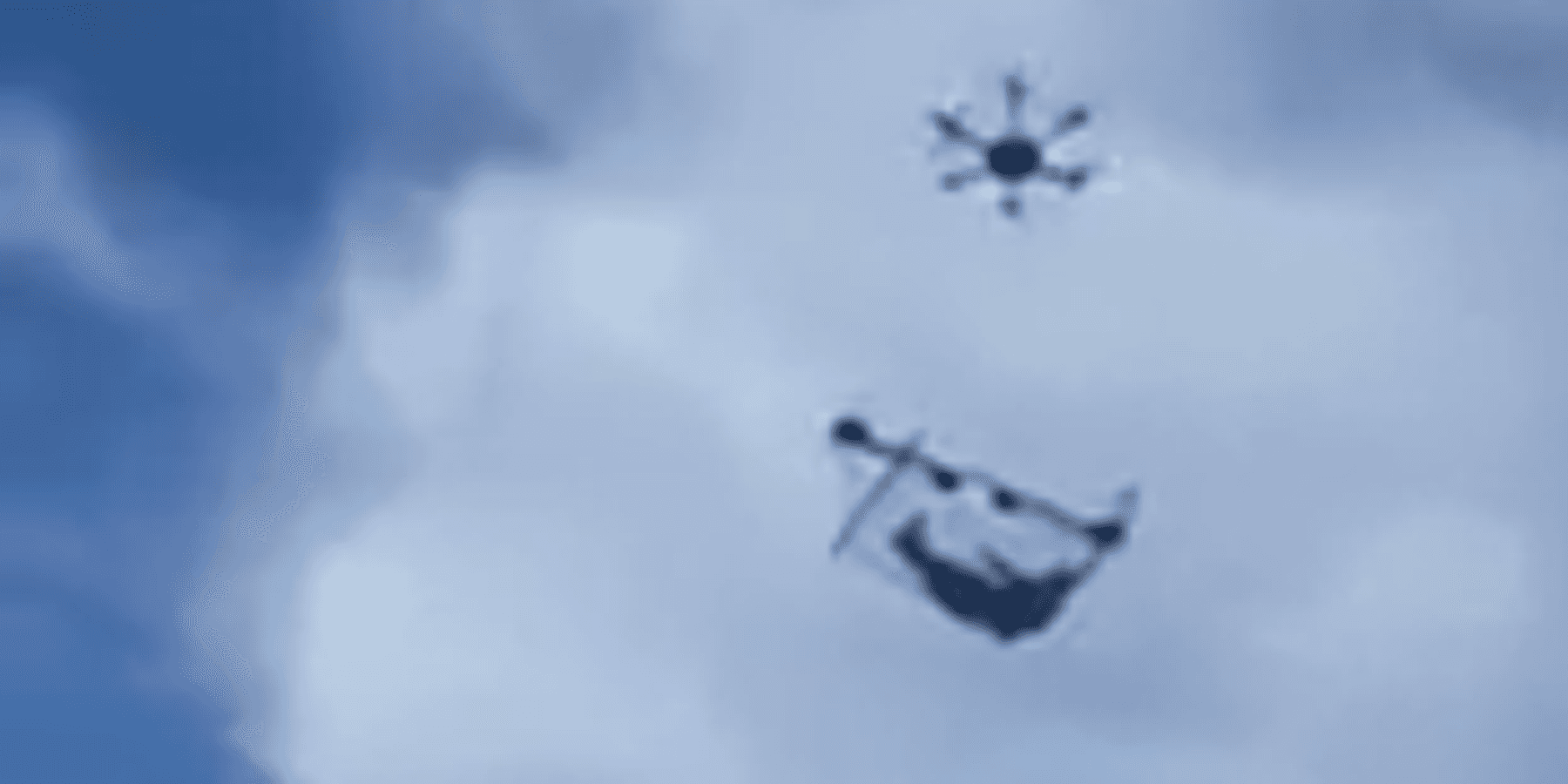 May We All Be as Carefree as This Man Flying Around Town in a Drone-Suspended Hammock