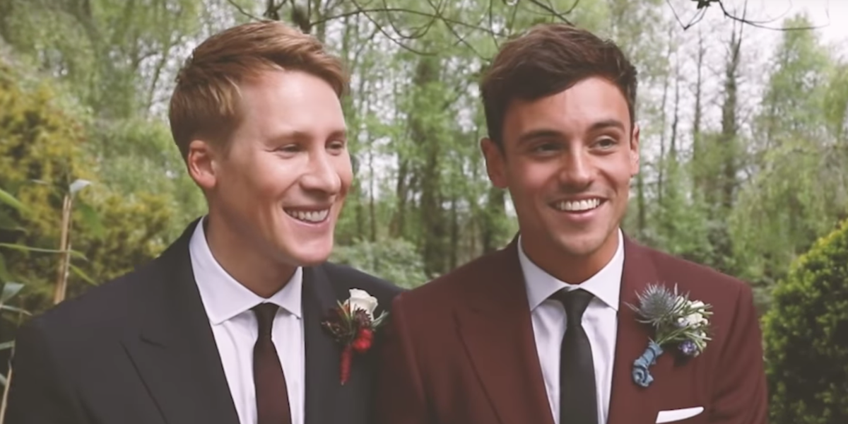 Be Deeply Jealous of Tom Daley and Dustin Lance Black's Perfect Wedding Video