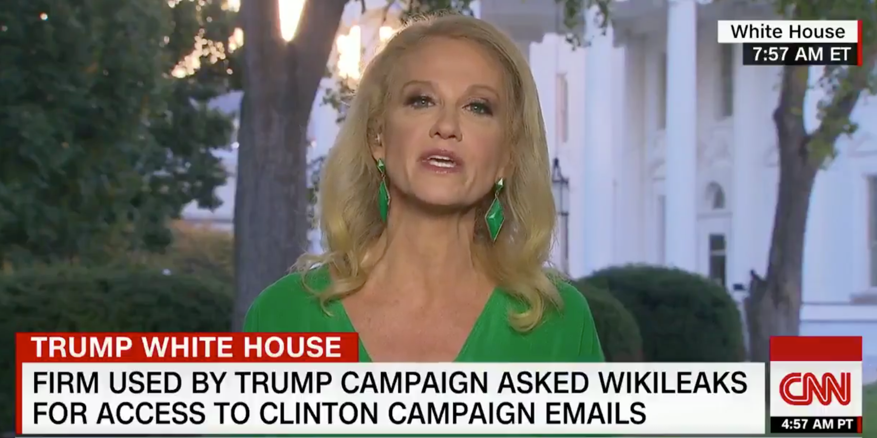 Kellyanne Conway Stops Interview to Speak to Squirrel