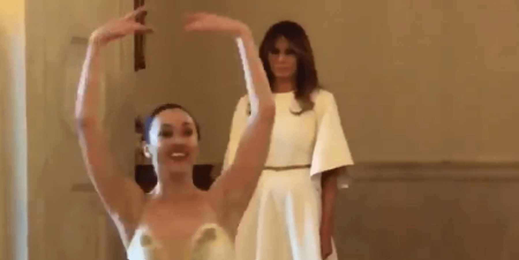 Take Pleasure in This Video of Melania Trump Stonily Watching Ballerinas