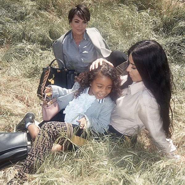 How Kim Kardashian Bribed North West to Model for Fendi