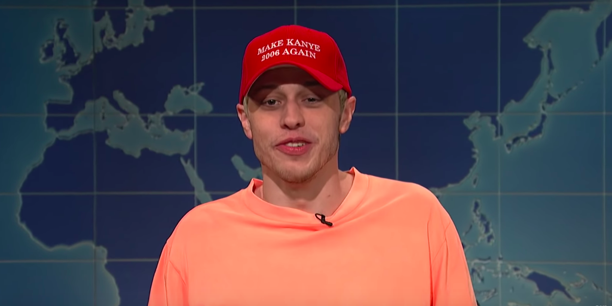 Pete Davidson Reacts to Kanye West's SNL Trump Rant