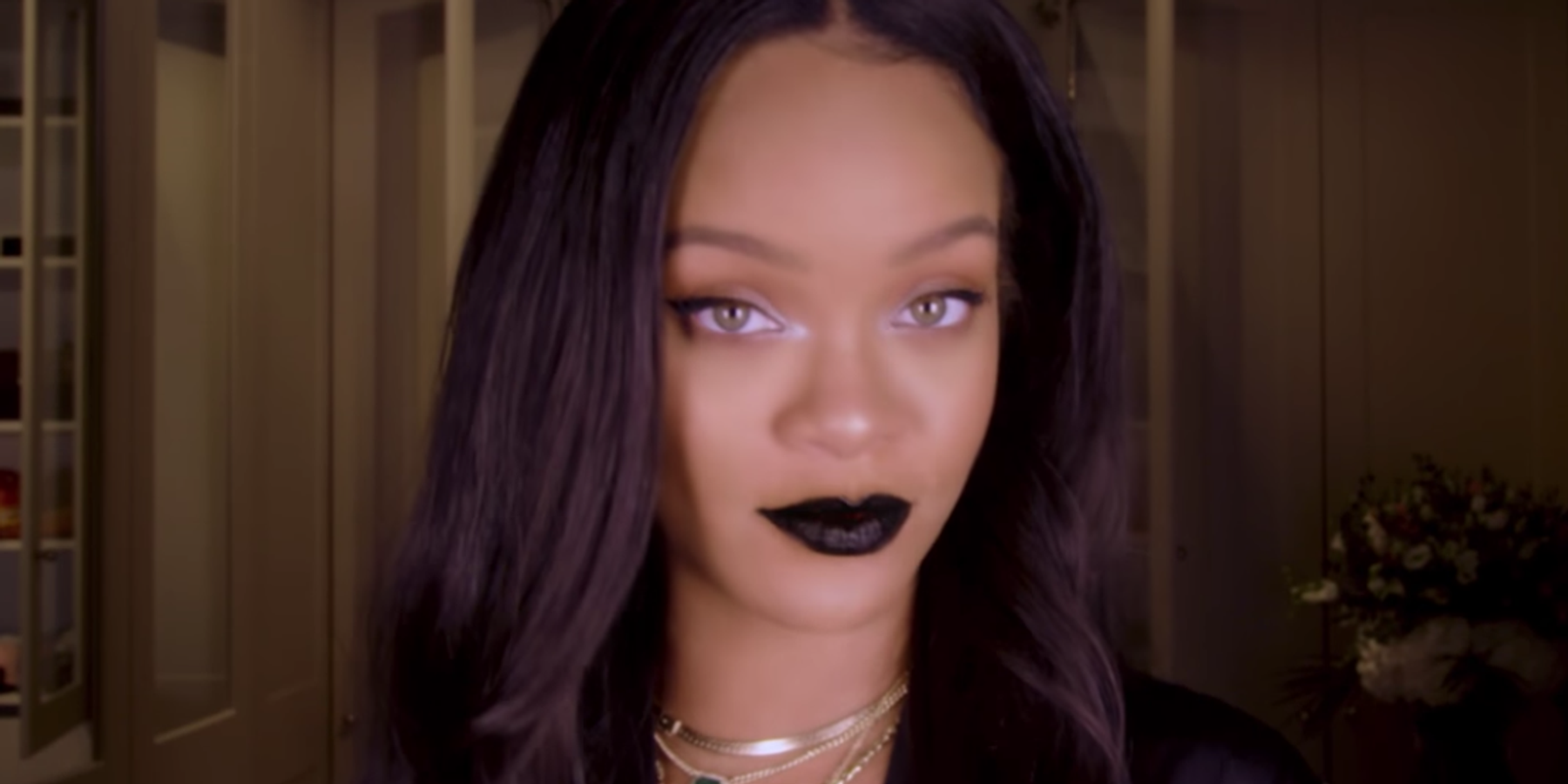 Watch Rihanna Go Goth Chic