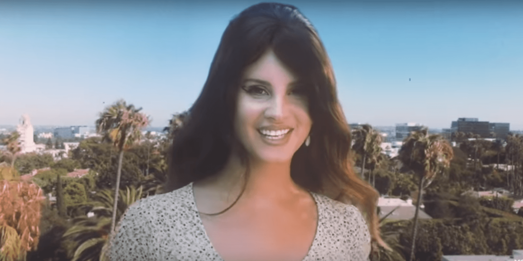 Lana Del Rey Is a Venice Godzilla in 'Doin' Time'