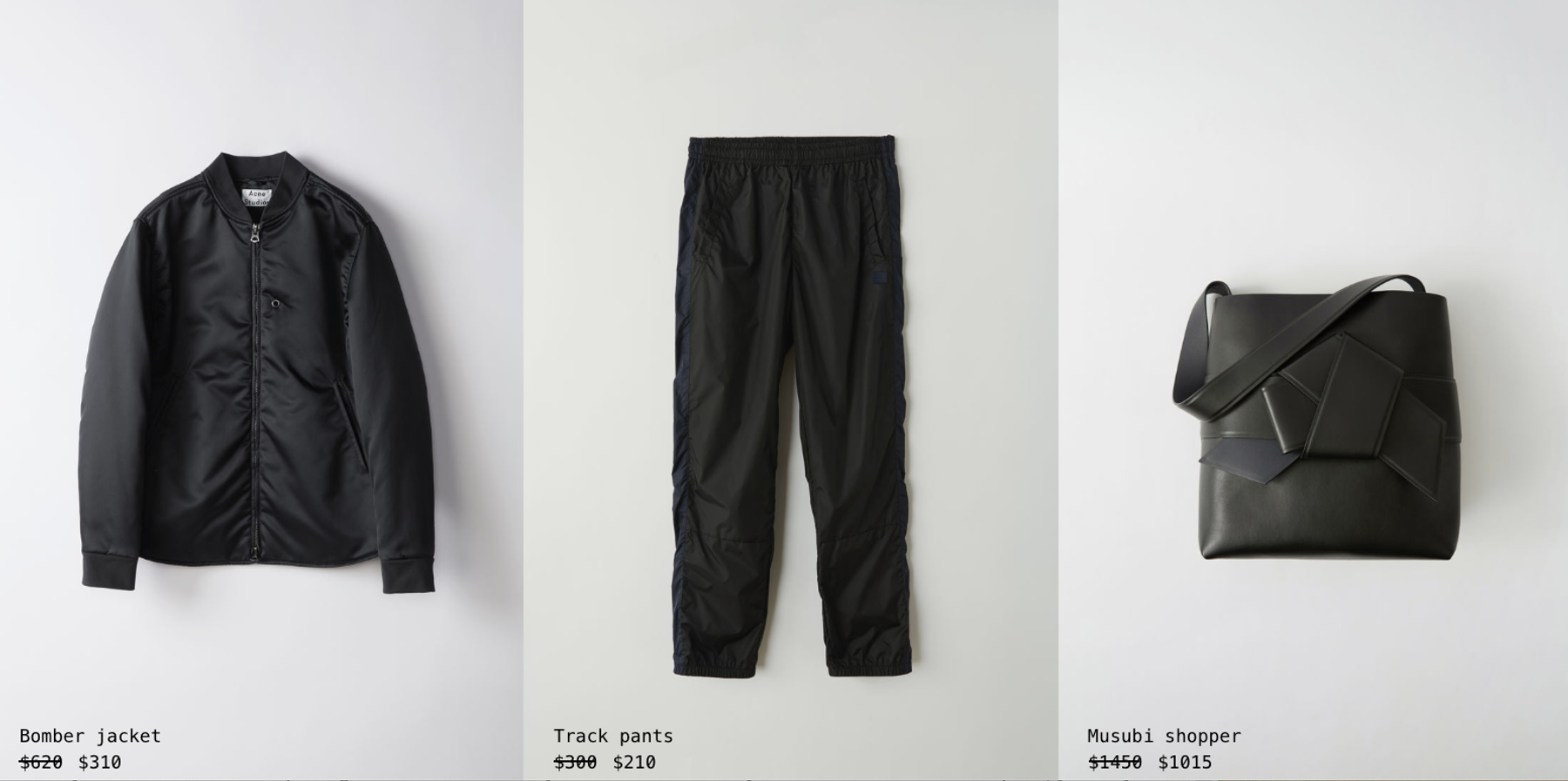 You Have 48 Hours to Shop Archive Acne Studios Pieces