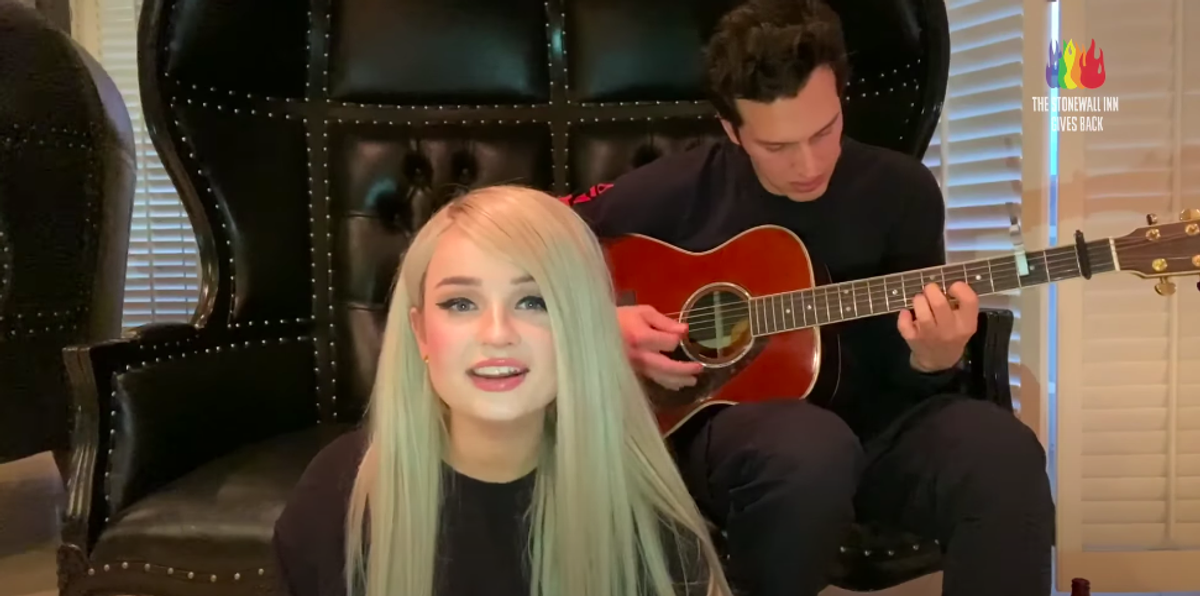 Watch Kim Petras Cover Paris Hilton's 'Stars Are Blind'