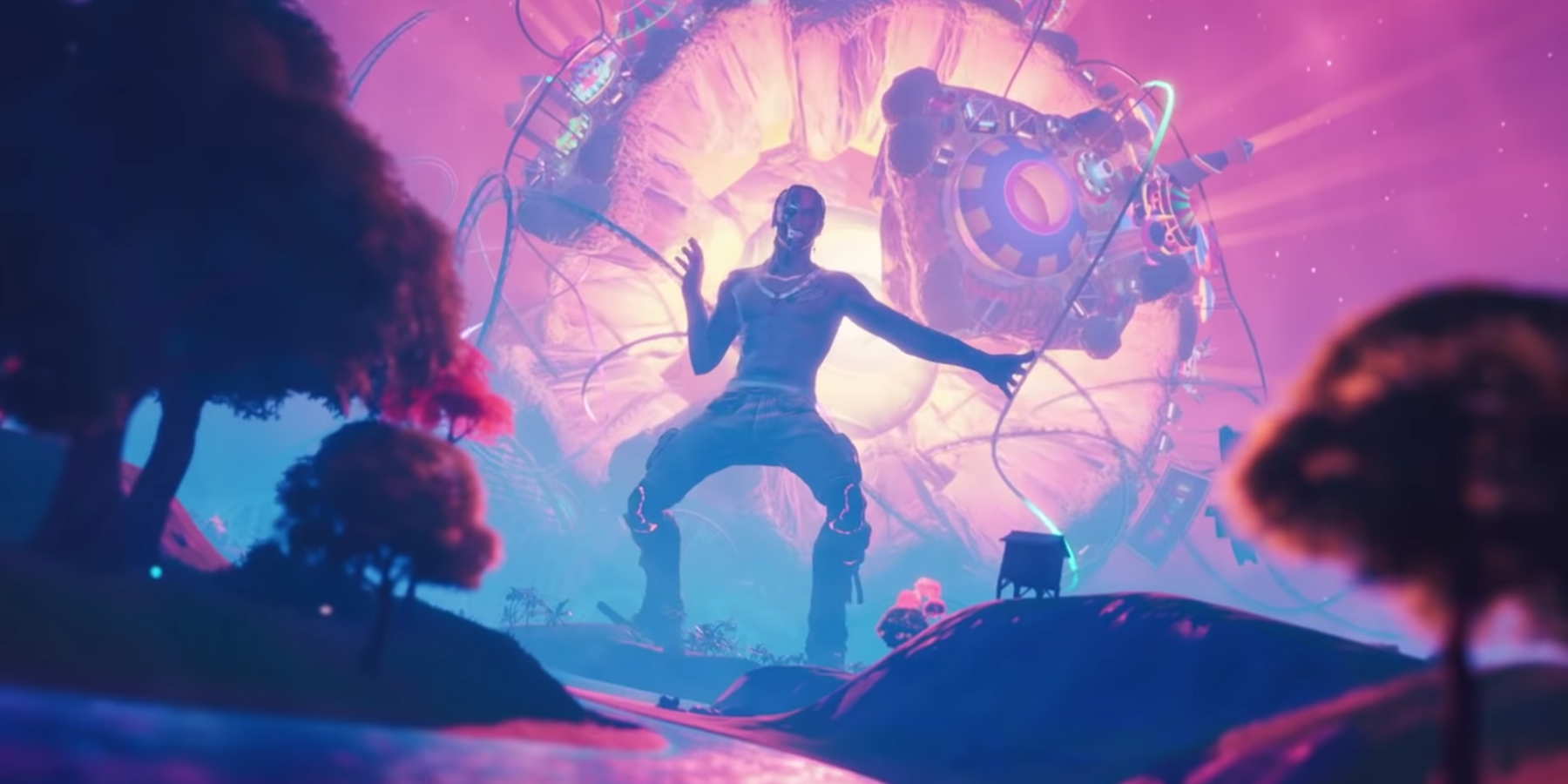 Travis Scott's Fortnite Experience Felt Fake in a Good Way
