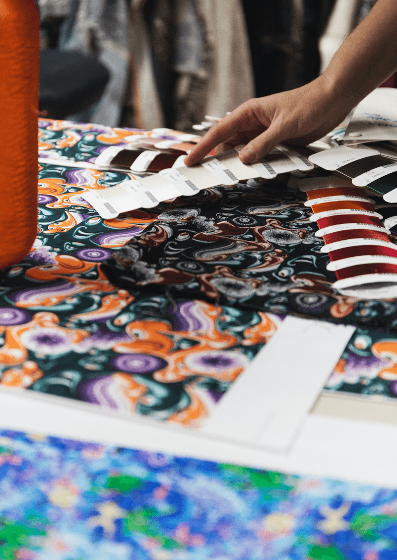 The Making of Dior Men's Kenny Scharf Fall 2021 Collection - PAPER