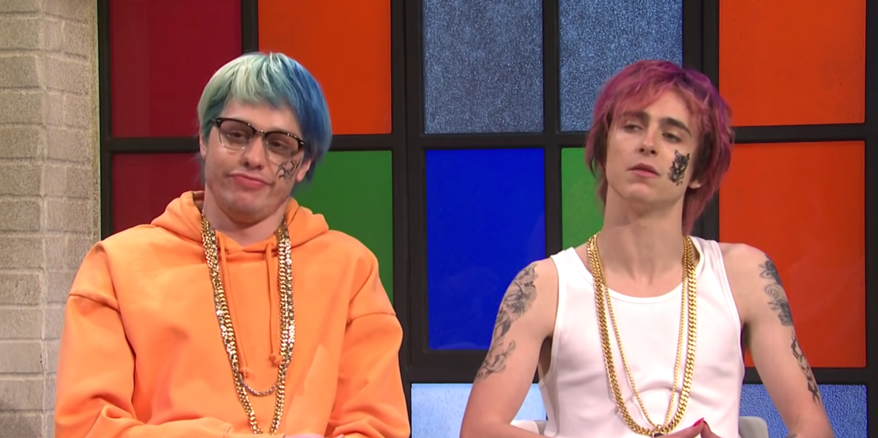 Watch Timothée Chalamet and Pete Davidson Become Best Friends