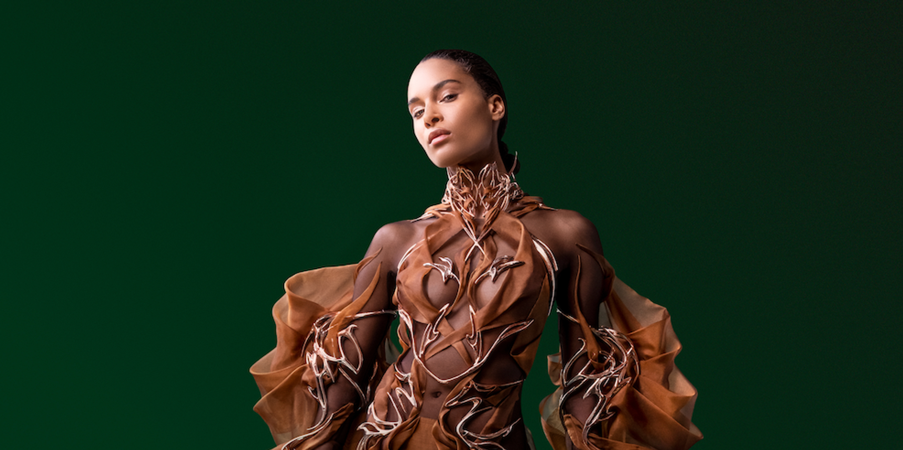 Iris Van Herpen Made a Couture Dress Inspired by Magnum’s Vegan Ice Cream