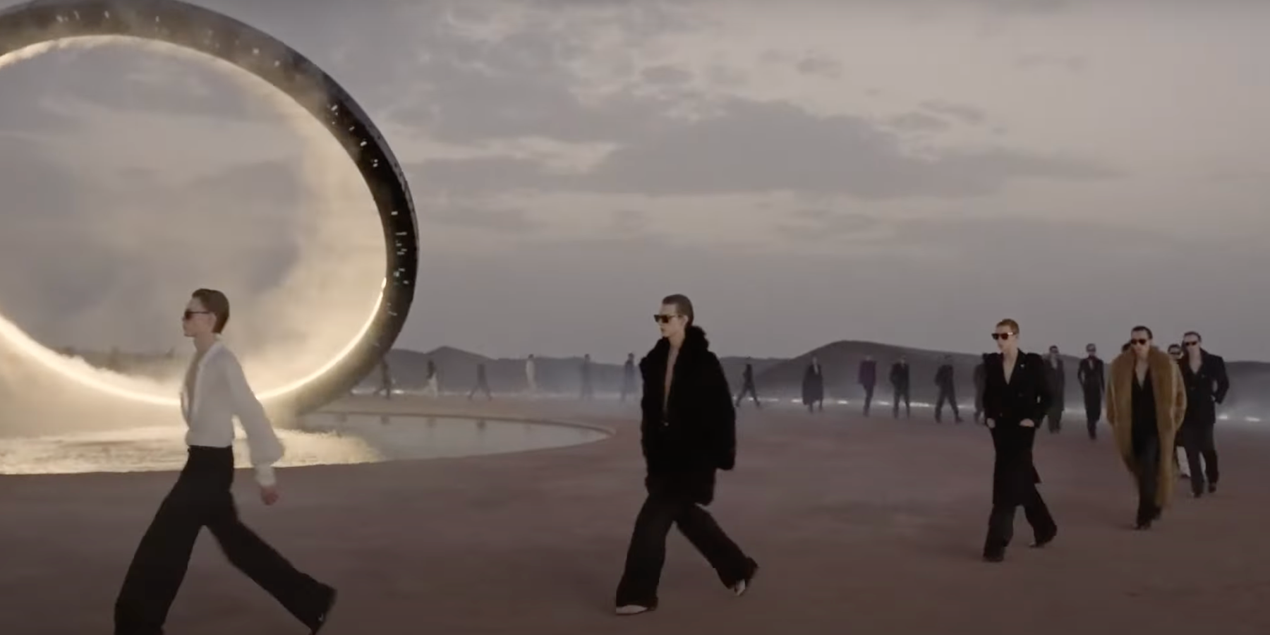 Saint Laurent Held Its Men's Show in a Moroccan Desert Oasis